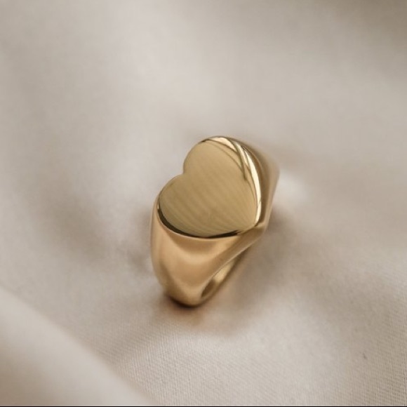 Heart ❤️ open ring - Picture 2 of 5